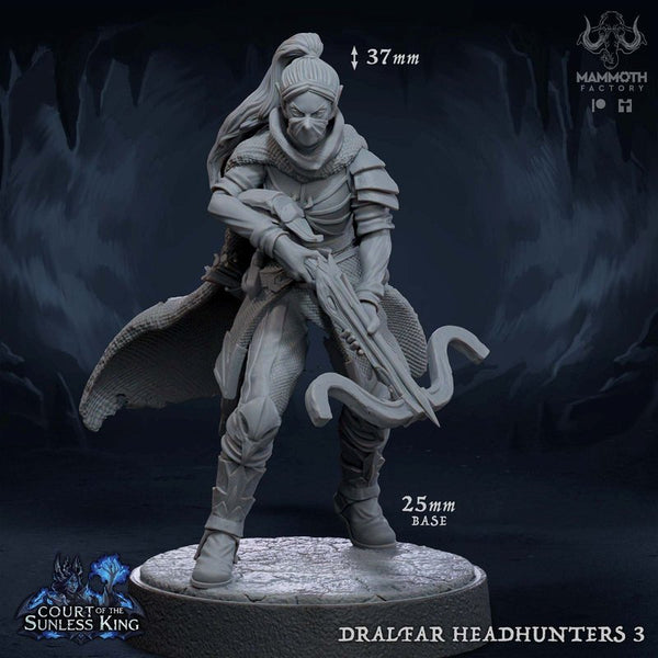 Dralfar Headhunter 3D-printed model