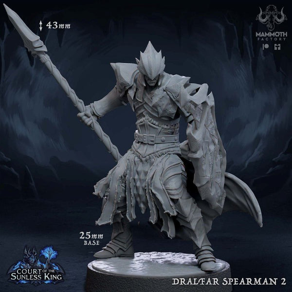 Dralfar Spearman 3D-printed model