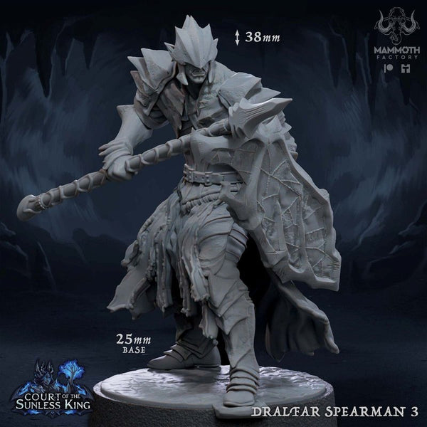 Dralfar Spearman 3D-printed model