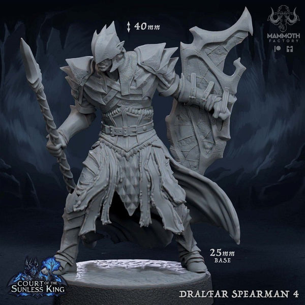 Dralfar Spearman 3D-printed model