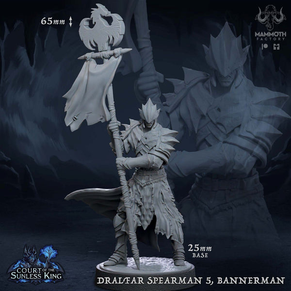 Dralfar Spearman - The Printable Dragon
