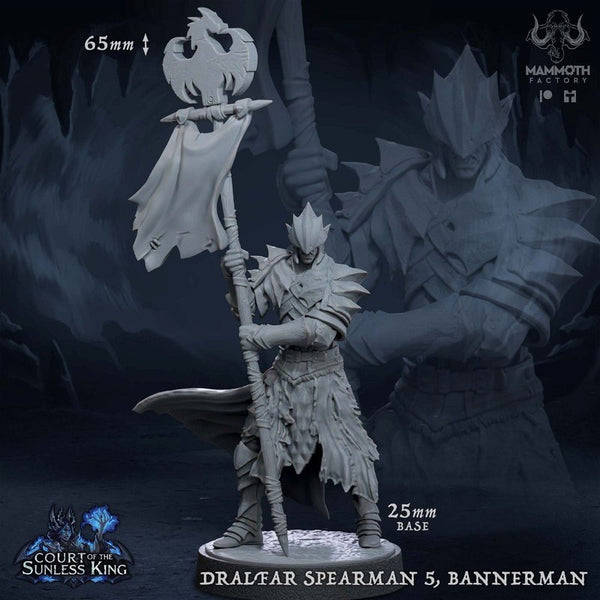 Dralfar Spearman 3D-printed model