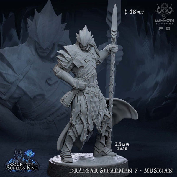 Dralfar Spearman 3D-printed model