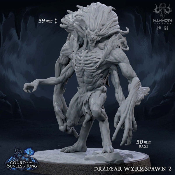 Dralfar Wyrmspawn 3D-printed model