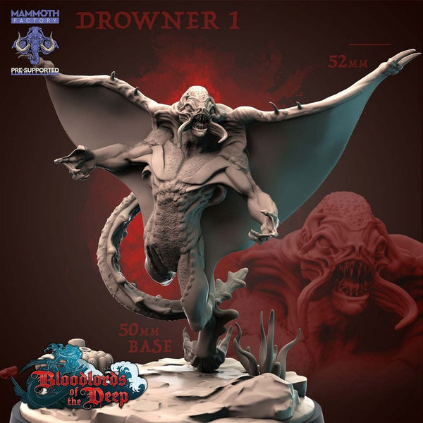 Drowner 3D-printed model
