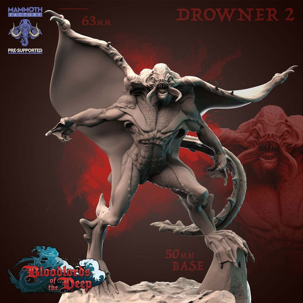 Drowner 3D-printed model