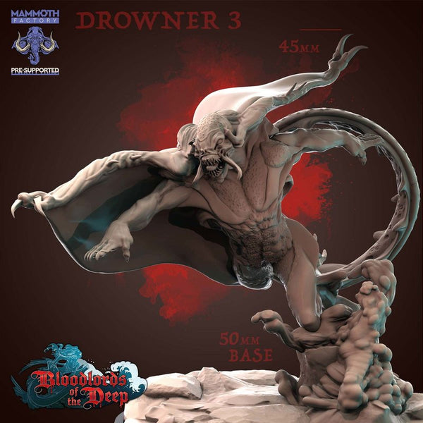 Drowner 3D-printed model