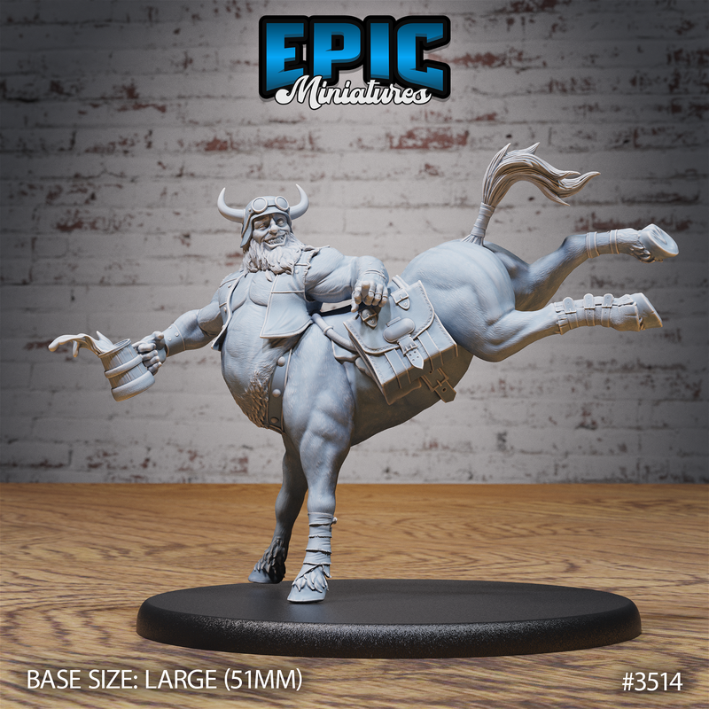Drunk Centaur 3D-printed model