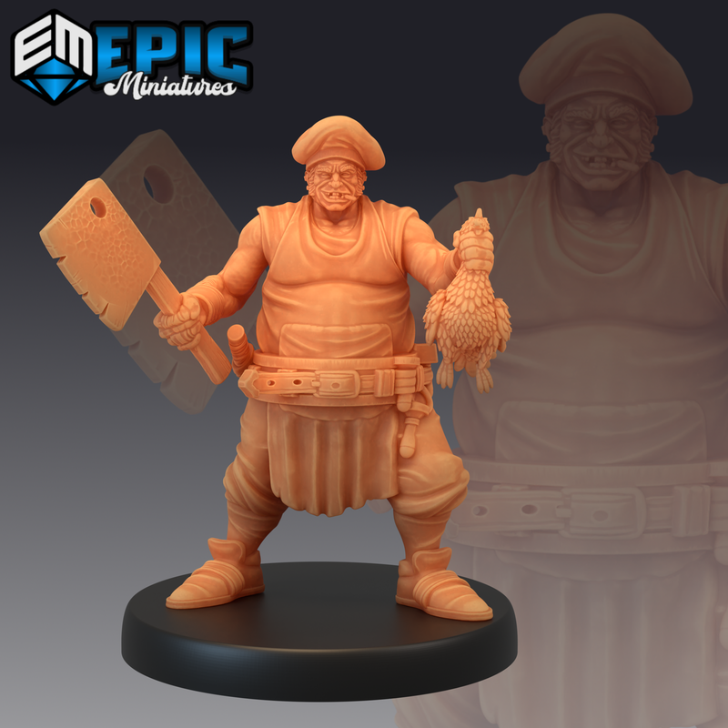 Drunk Cook 3D-printed model
