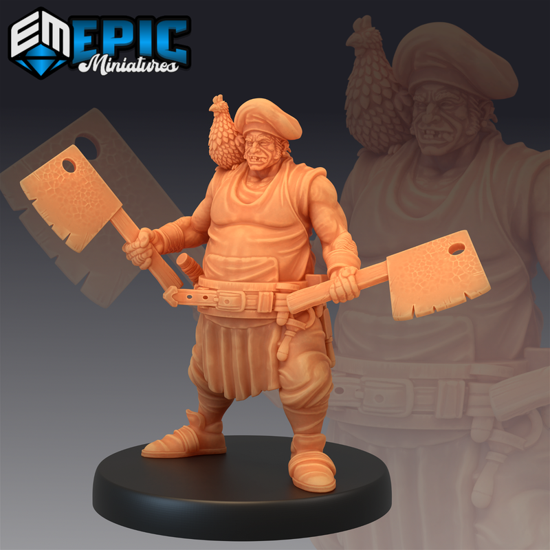 Drunk Cook 3D-printed model