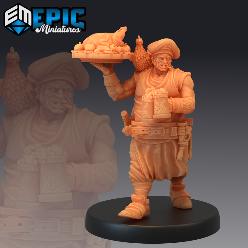 Drunk Cook 3D-printed model