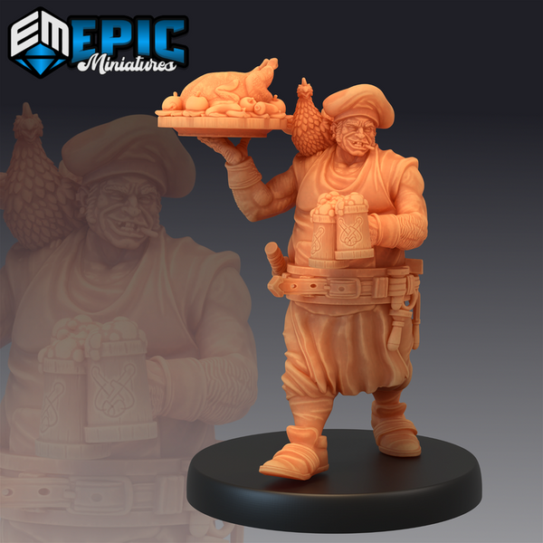 Drunk Cook 3D-printed model