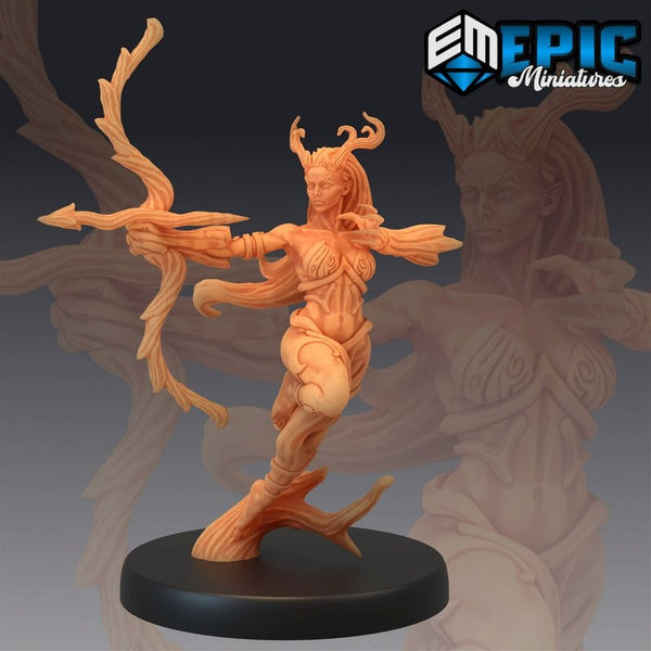 Dryad Bow 3D-printed model