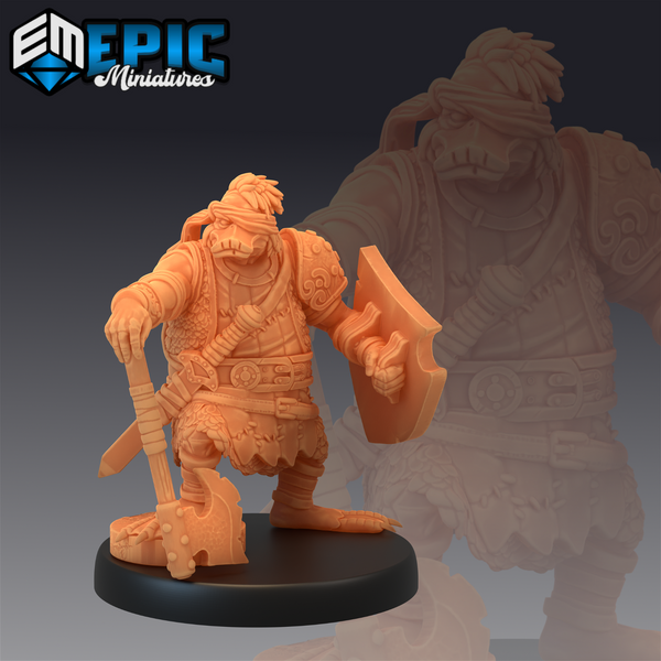 Duckfolk Mercenary - The Printable Dragon
