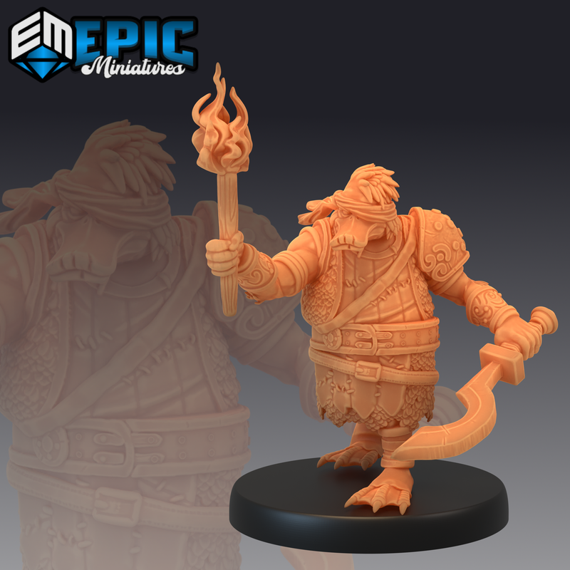Duckfolk Mercenary 3D-printed model