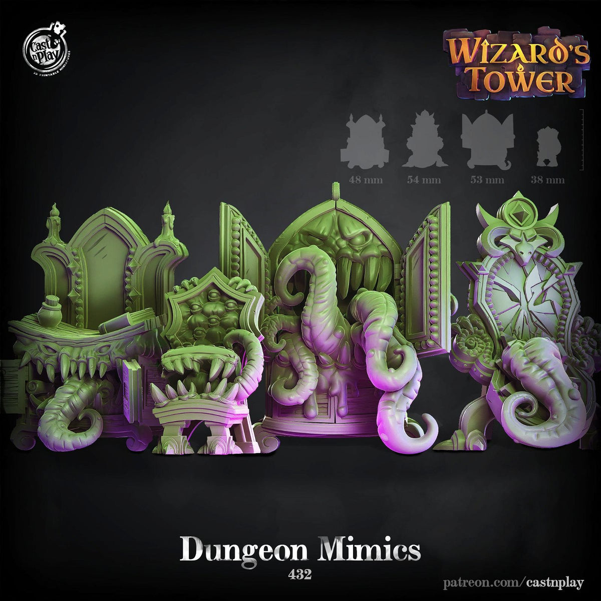 Duegeon Mimics - The Printable Dragon