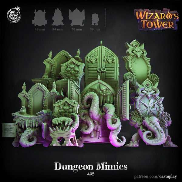 Duegeon Mimics - The Printable Dragon