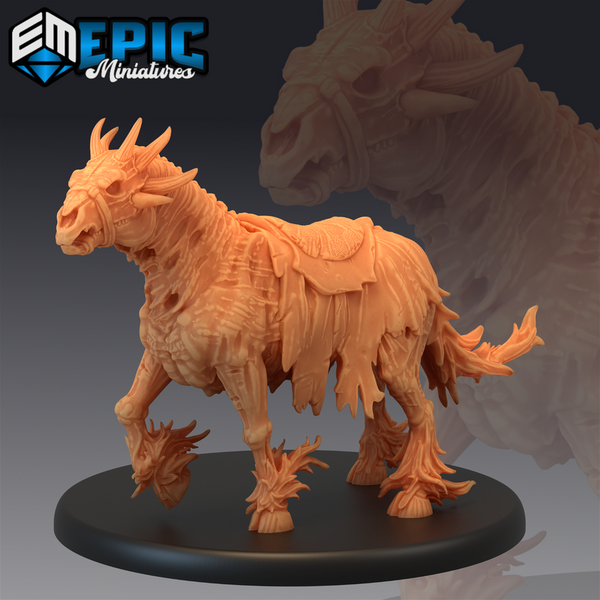 Dullahan Horse 3D-printed model