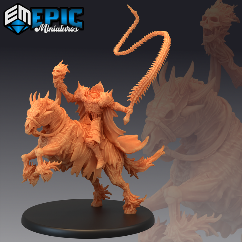 Dullahan Rider 3D-printed model