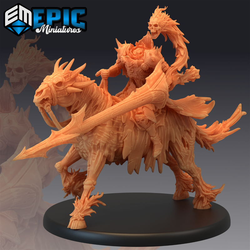 Dullahan Rider 3D-printed model