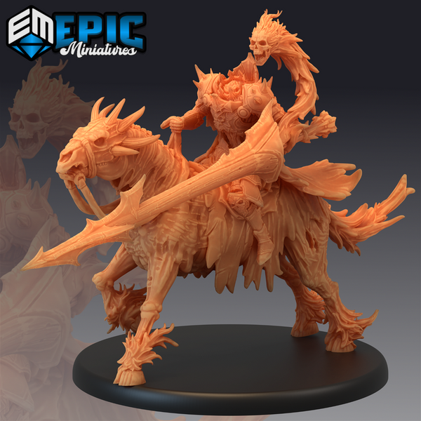 Dullahan Rider 3D-printed model