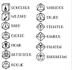 Dunegons And Dragons Custom Player And Class T-Shirt - The Printable Dragon