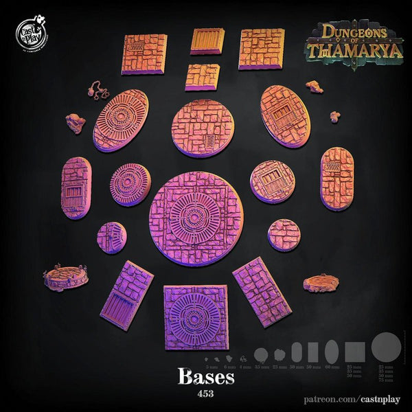 Dungeon Bases 3D-printed model