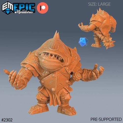 Dungeon Guardian 3D-printed model
