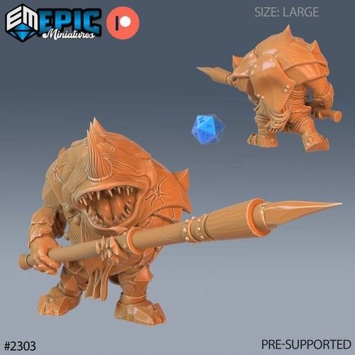 Dungeon Guardian 3D-printed model