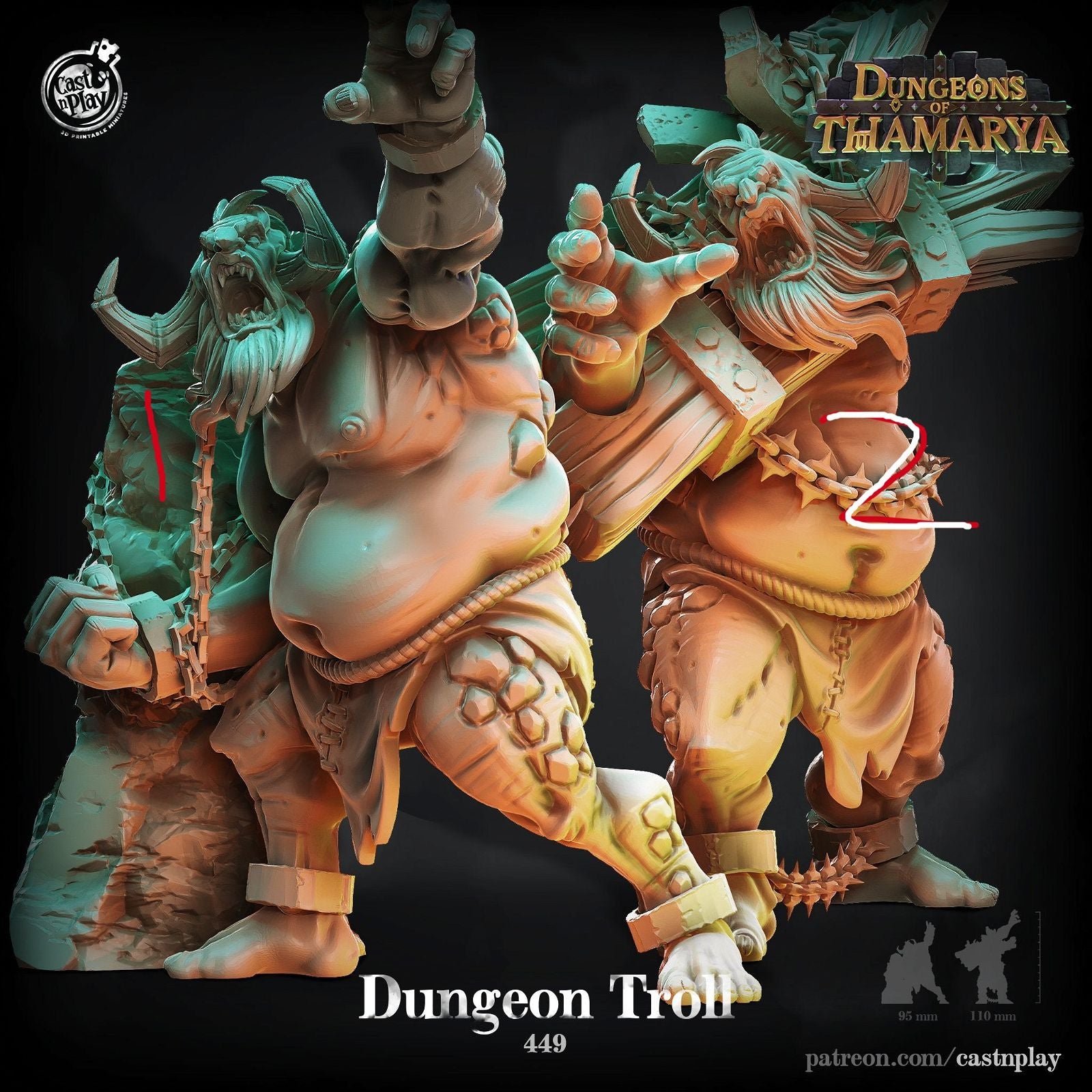 Dungeon Trolls - The Printable Dragon