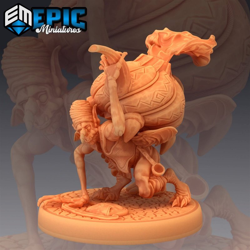 Dust Mephit Giant Lamp Carrier