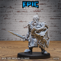 Dwarf Adventurer 3D-printed model