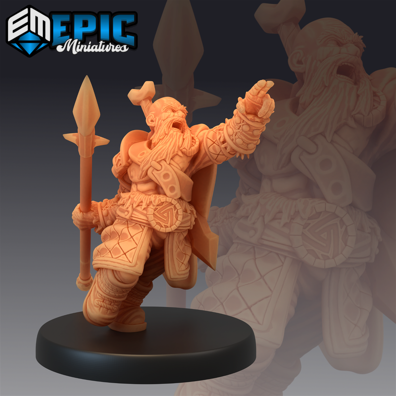 Dwarf Army Solider 3D-printed model