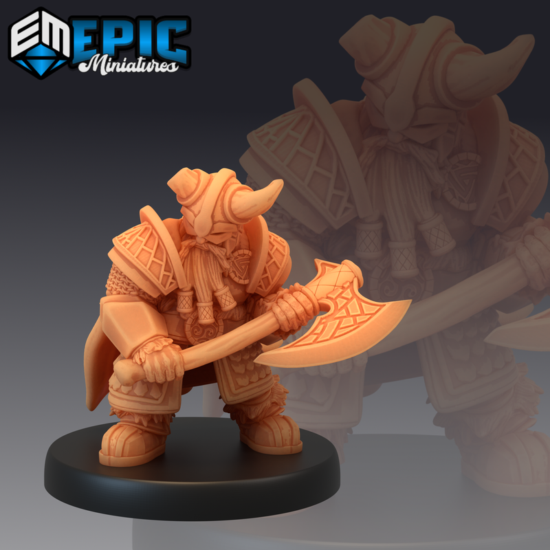 Dwarf Army Solider 3D-printed model