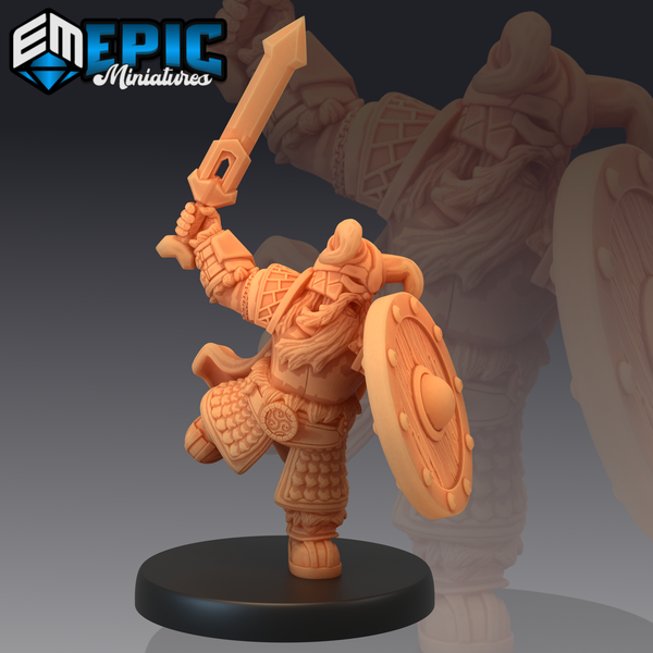 Dwarf Army Solider - The Printable Dragon