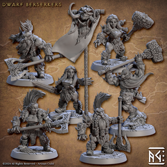 Dwarf Berserkers - The Printable Dragon