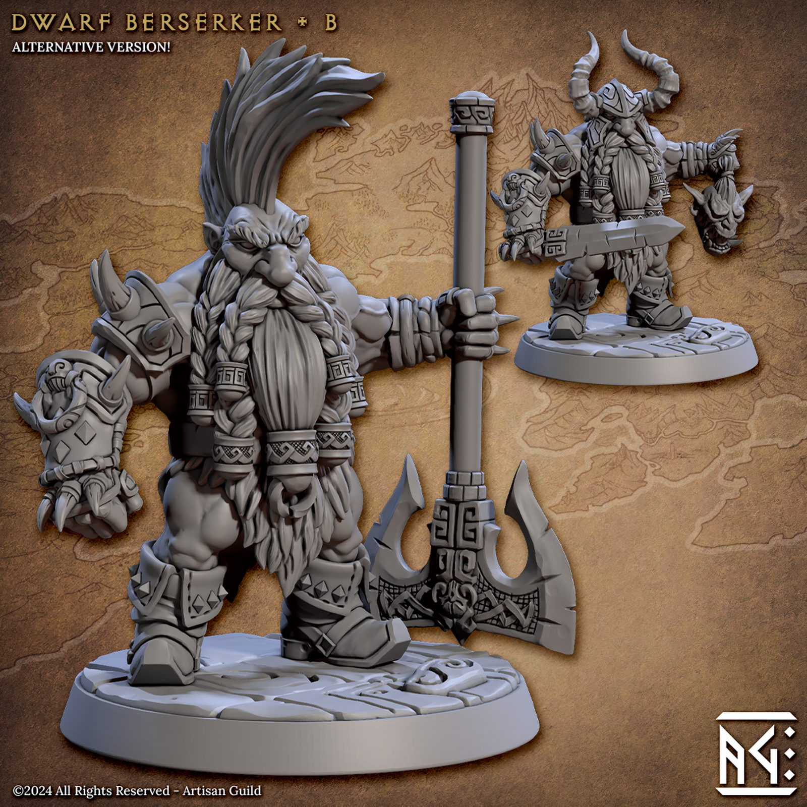 Dwarf Berserkers - The Printable Dragon