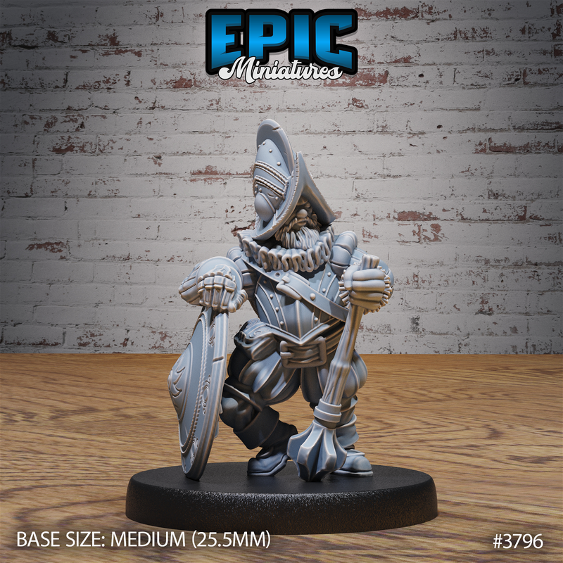 Dwarf Invader 3D-printed model