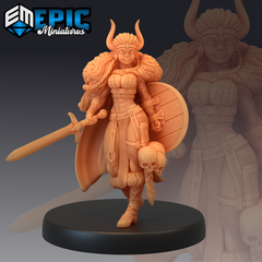 Dwarf Princess 3D-printed model