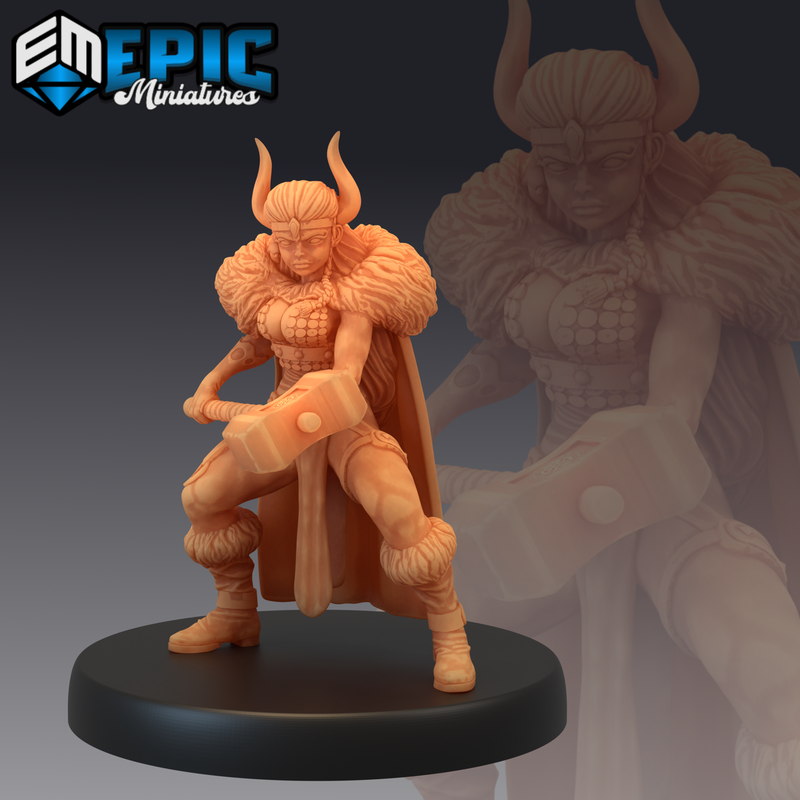 Dwarf Princess 3D-printed model