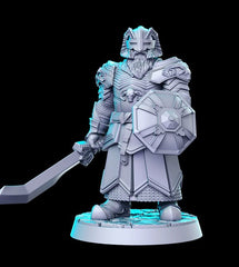 Dwarf Ram 3D-printed model