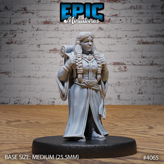 Dwarf Wind Mage Female 3D-printed model