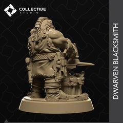 Dwarven Blacksmith - The Printable Dragon