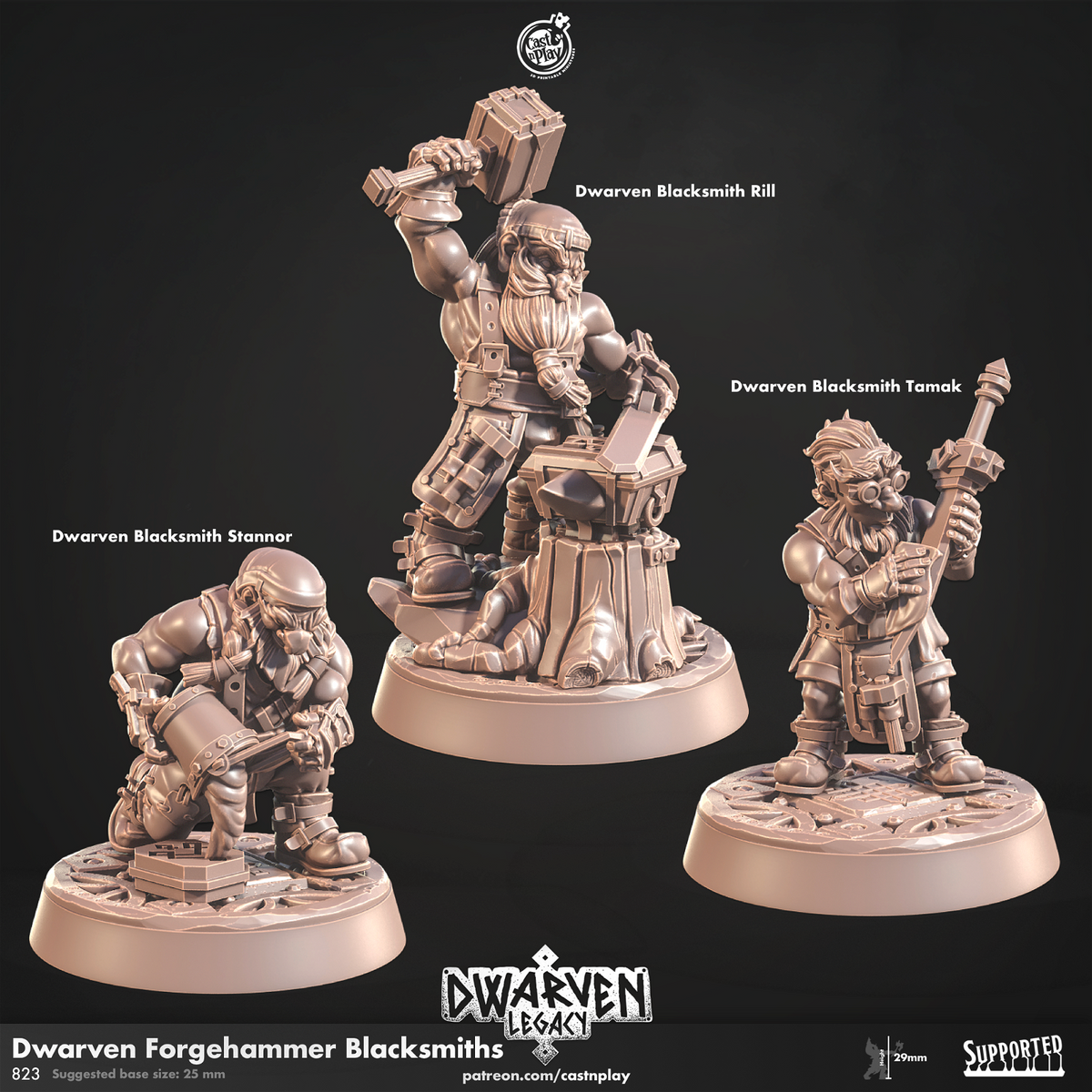 Dwarven Forgehammer Blacksmiths - The Printable Dragon