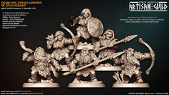 Dwarven Mountaineers 3D-printed model
