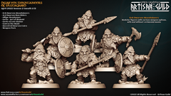 Dwarven Mountaineers 3D-printed model