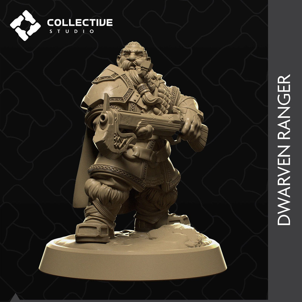 Dwarven Ranger - The Printable Dragon