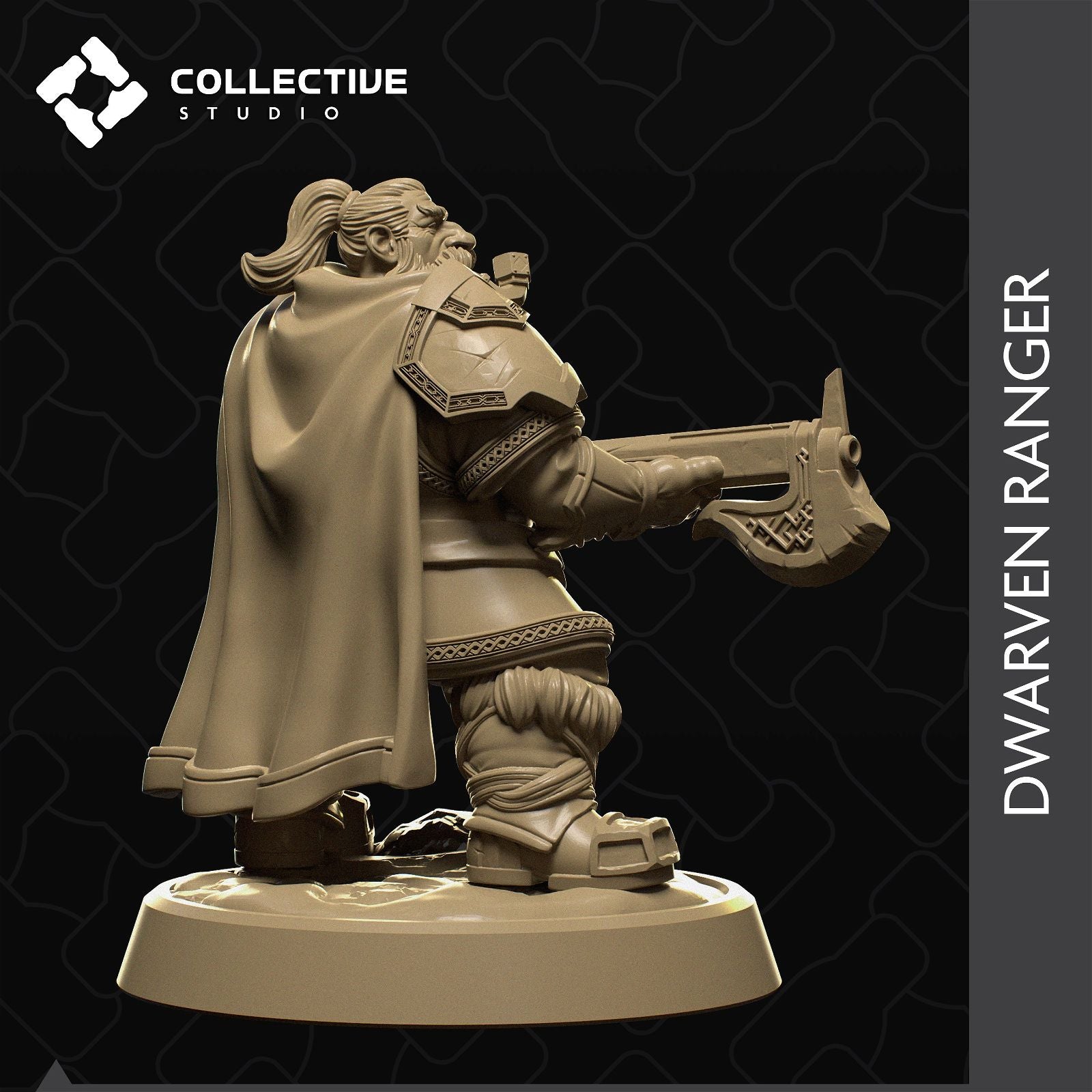 Dwarven Ranger - The Printable Dragon