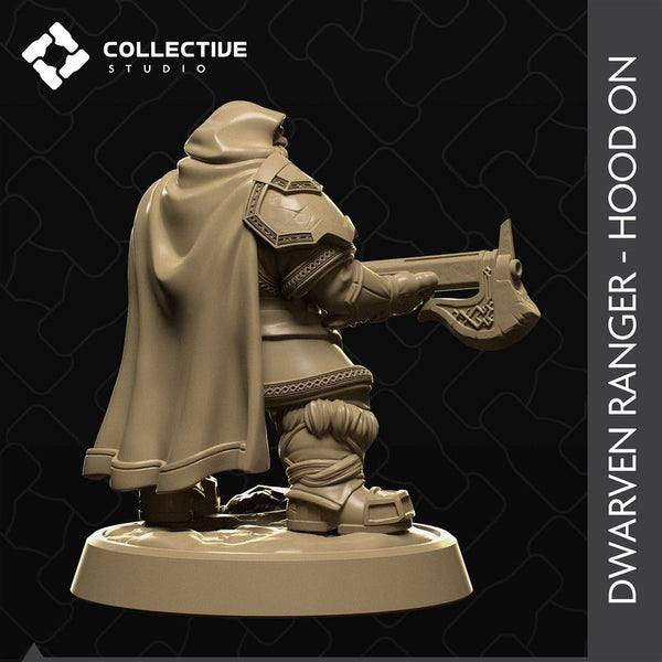 Dwarven Ranger 3D-printed model