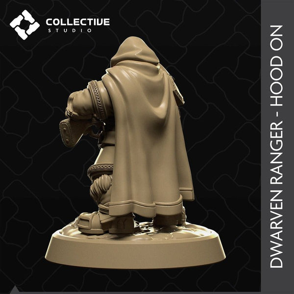 Dwarven Ranger 3D-printed model